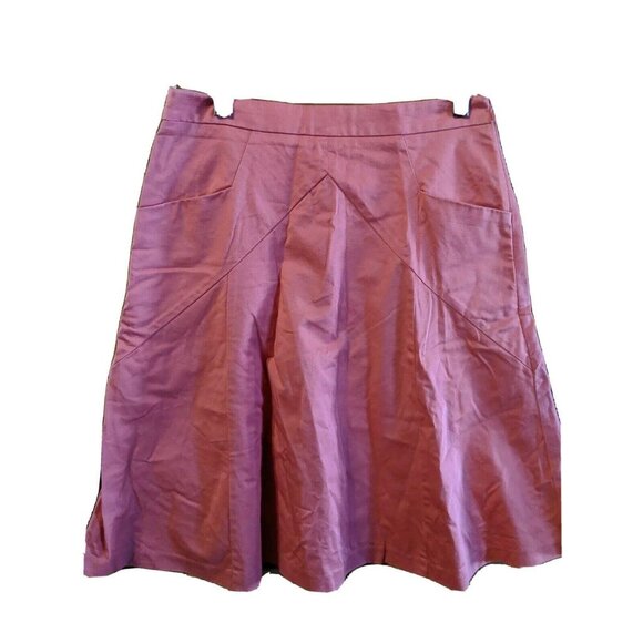 Express Design Studio Pink Skirt Size 0 Knee-length A-line Modest - Picture 1 of 7